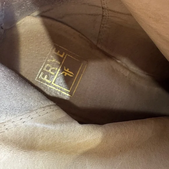 Vintage Frye Leather Pointed Toe Western Ankle Boots Brown size 6.5 - Picture 13 of 13